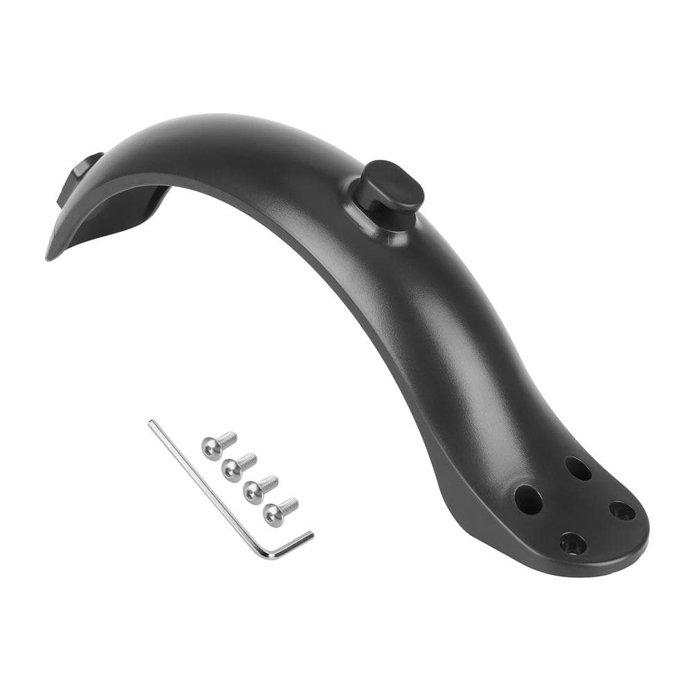Rear Mudguard Fenders 4-Hole Mud Flaps Splash Guards 8.5 Inch Electric Scooter Replacement Accessory black