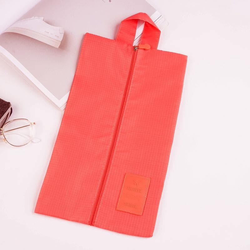 Shoe Bags For Travel, Travel Shoe Bags For Packing, Waterproof Dustproof Portable Travel Shoe Storage Bag For Men And Women Watermelon Red - 1Pack multicolour
