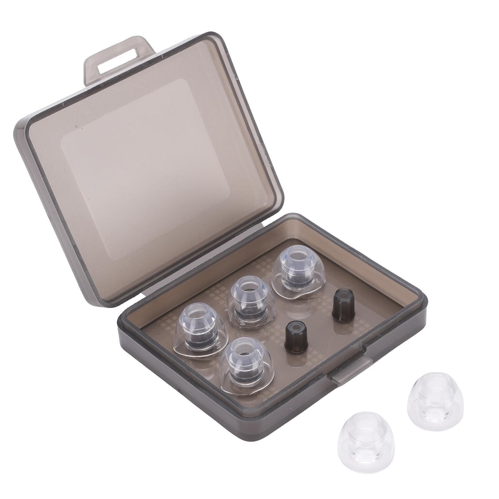 Liquid Silicone Eartips S M L Universal Noise Isolation Earbuds Tips for 4.5mm to 6.5mm Earphone