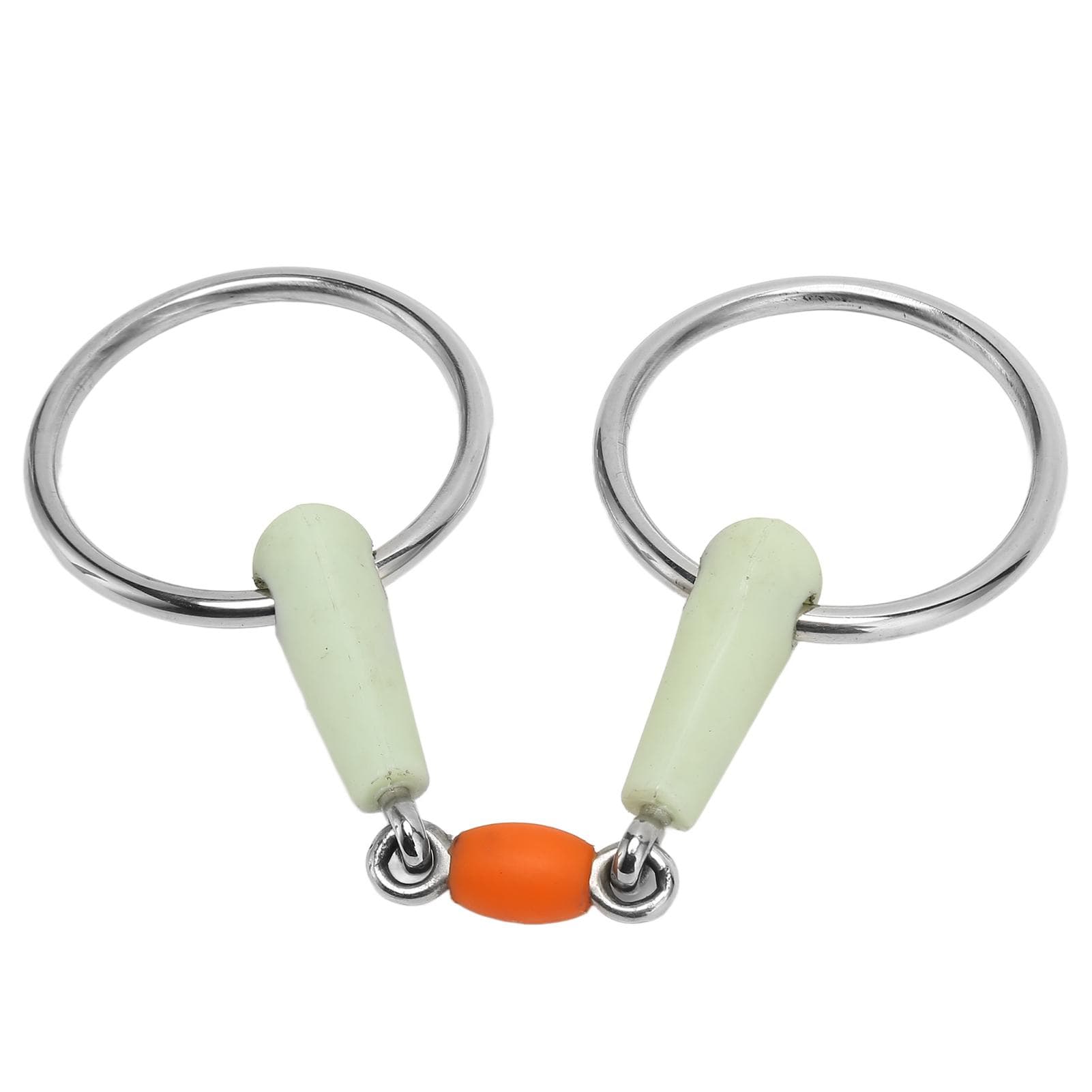 Horse Mouth Bit Apple Flavor Professional Stainless Steel Horse Snaffle Bit for Training Equestrian
