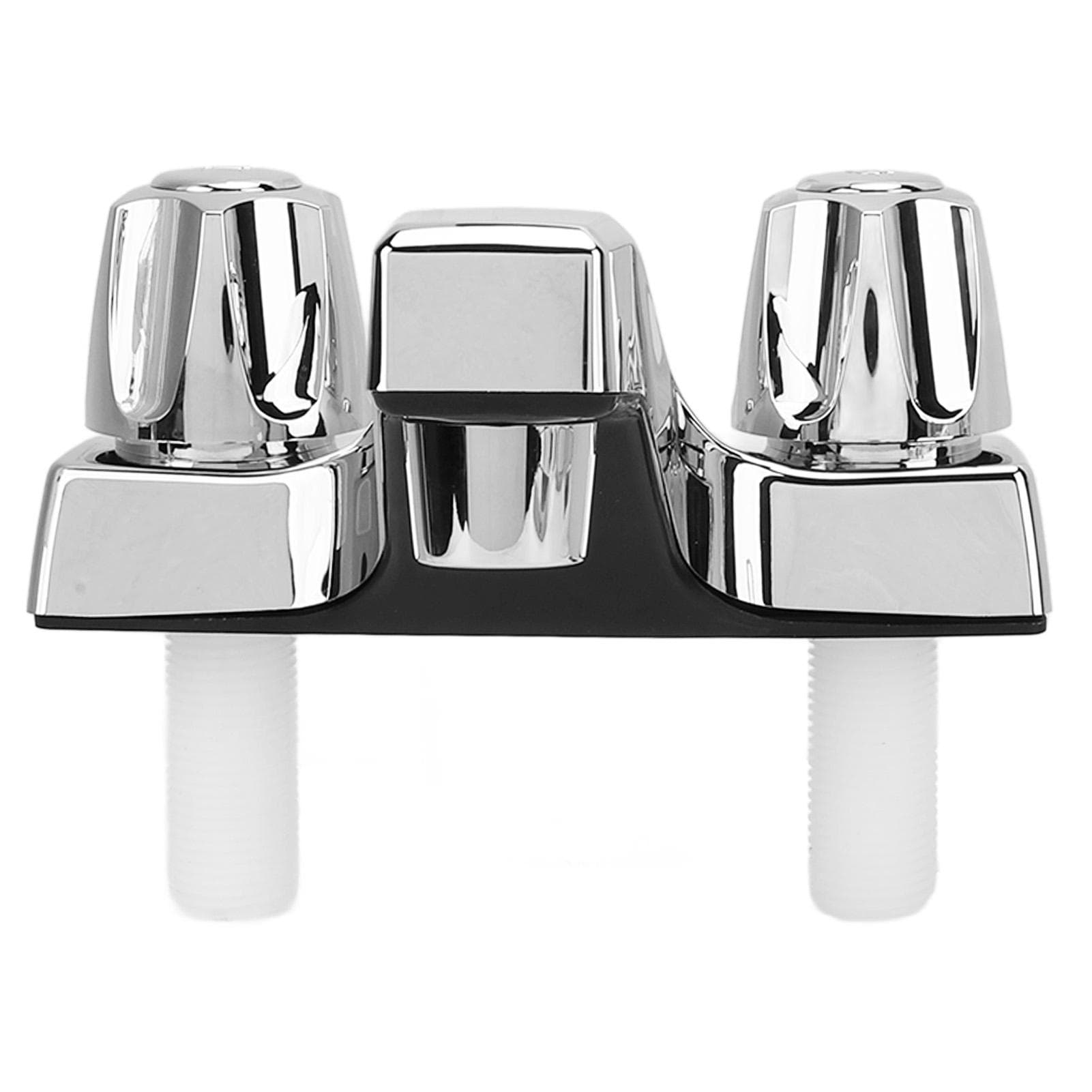 RV Waterfall Faucet Chrome Rotating Basin Water Tub Faucet Hot and Clod Water Bath Lavatory Vanity