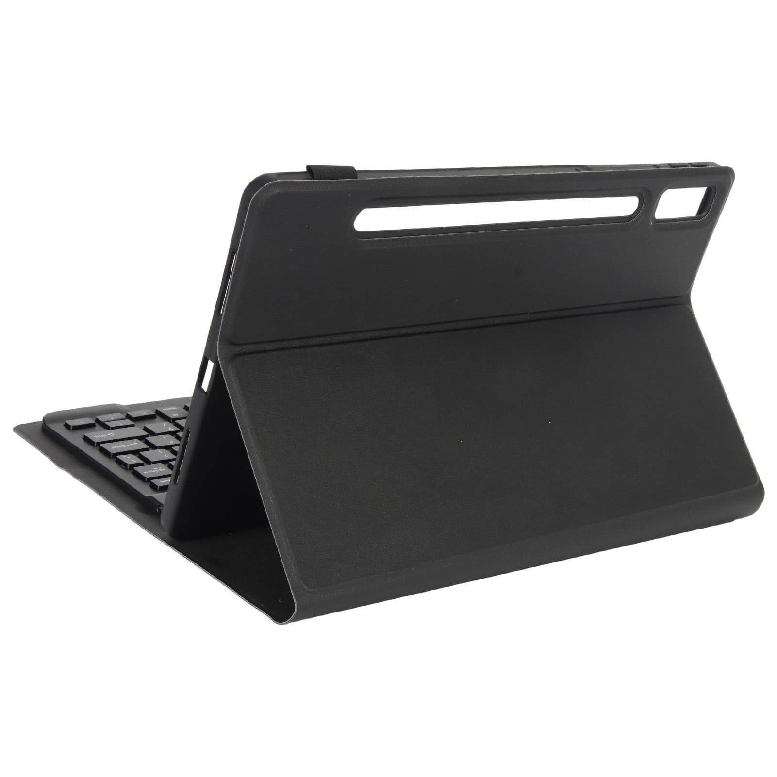 Tablet Keyboard Magnetic Protective Case BT Connection Wireless Keyboard for Tab P11 Pro 2nd Gen black