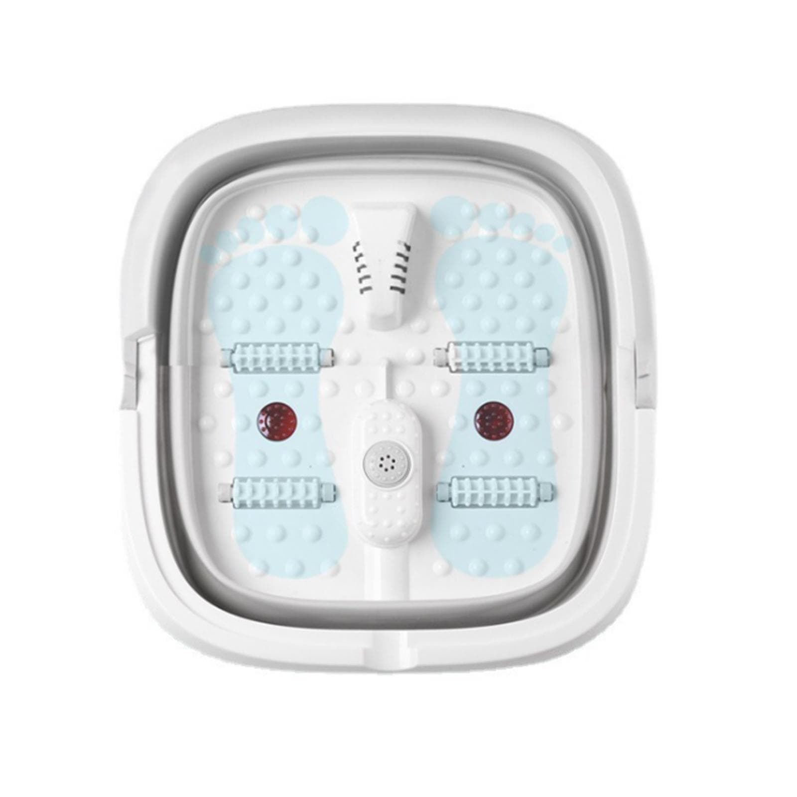 Electric Foot Bath Tub Water Spa & Foot Massage Foot Basin for Soaking Foot Toe Nails Ankles UK Plug white