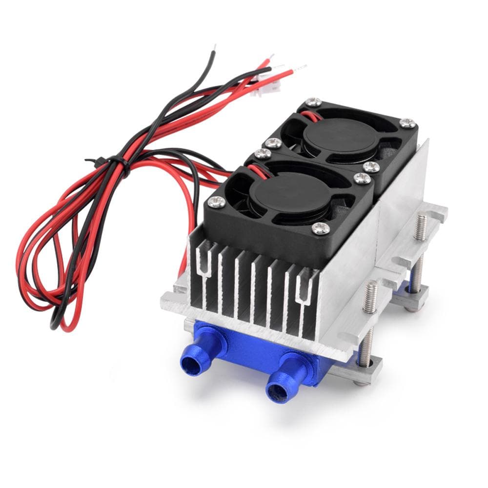 144W Refrigeration Cooler 12VDC 144W Semiconductor Cooling System DIY Kit for Air Conditioning Fan multicolour