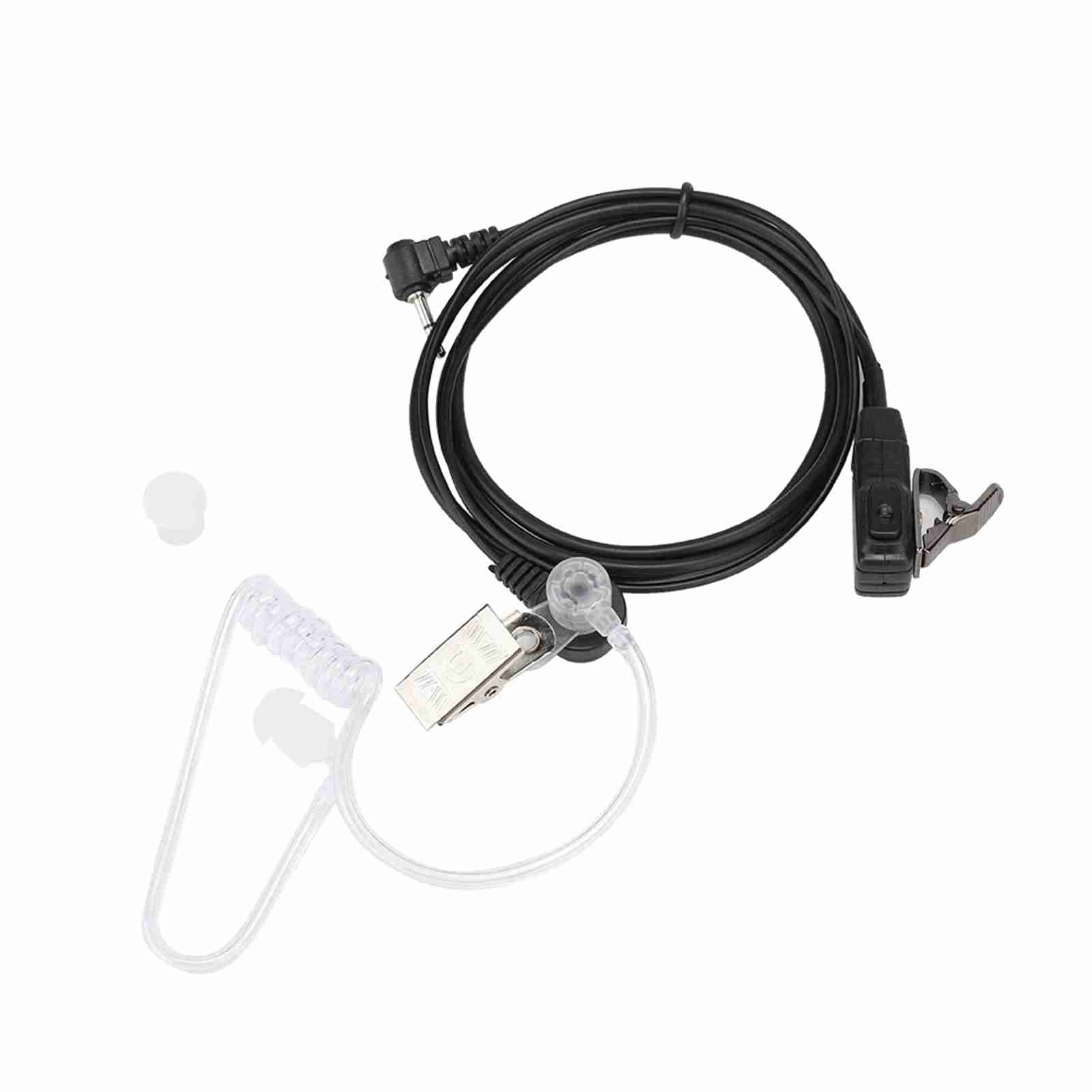 Portable 1 Pin 2.5MM Tube Headset Earphone PTT MIC for Motorola 1pin Models Walkie Talkies
