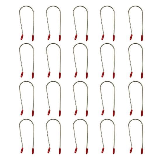 20Pcs Hot Roller Clips Hot Curler U-shaped Clip Replacement Kit Heated Roller Securing Pins Fits All Sized Rollers Curlers C