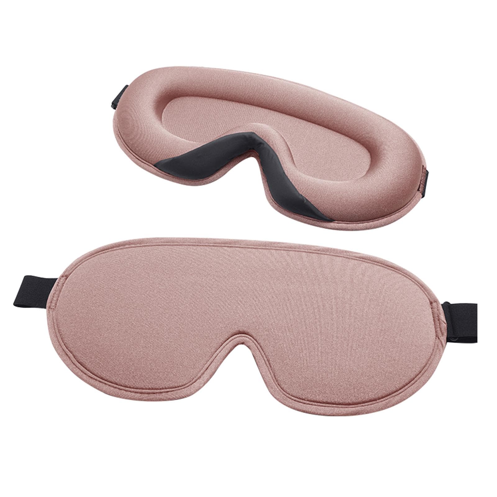 Sleeping Eye Mask Light Blocking Sleep Masks 3D Contoured Cup Sleep Mask for Women Men rose gold