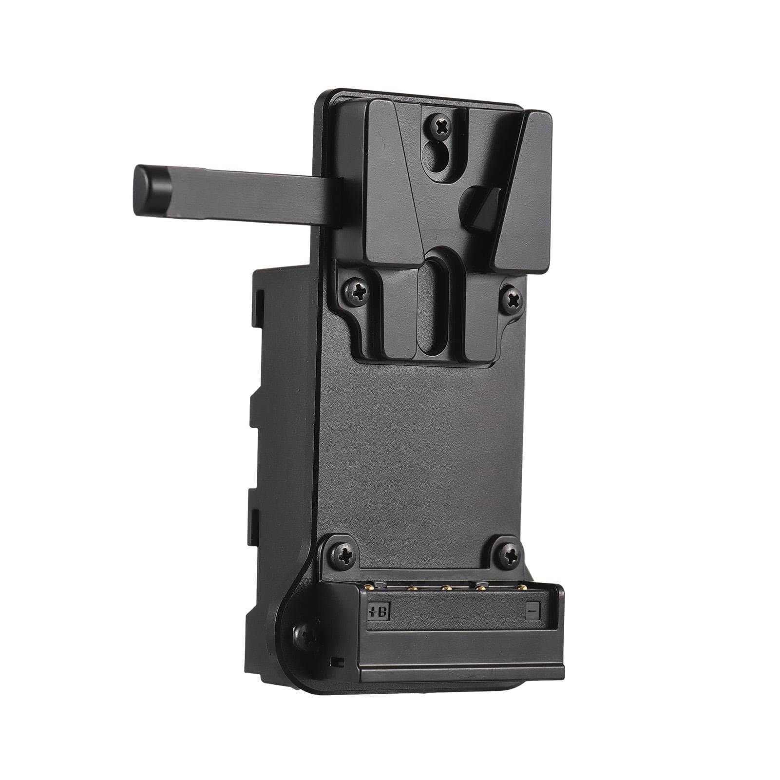 Andoer V Mount Battery Plate to NP-F Dummy Battery Power Adapter Built-in Battery Decode Chip black