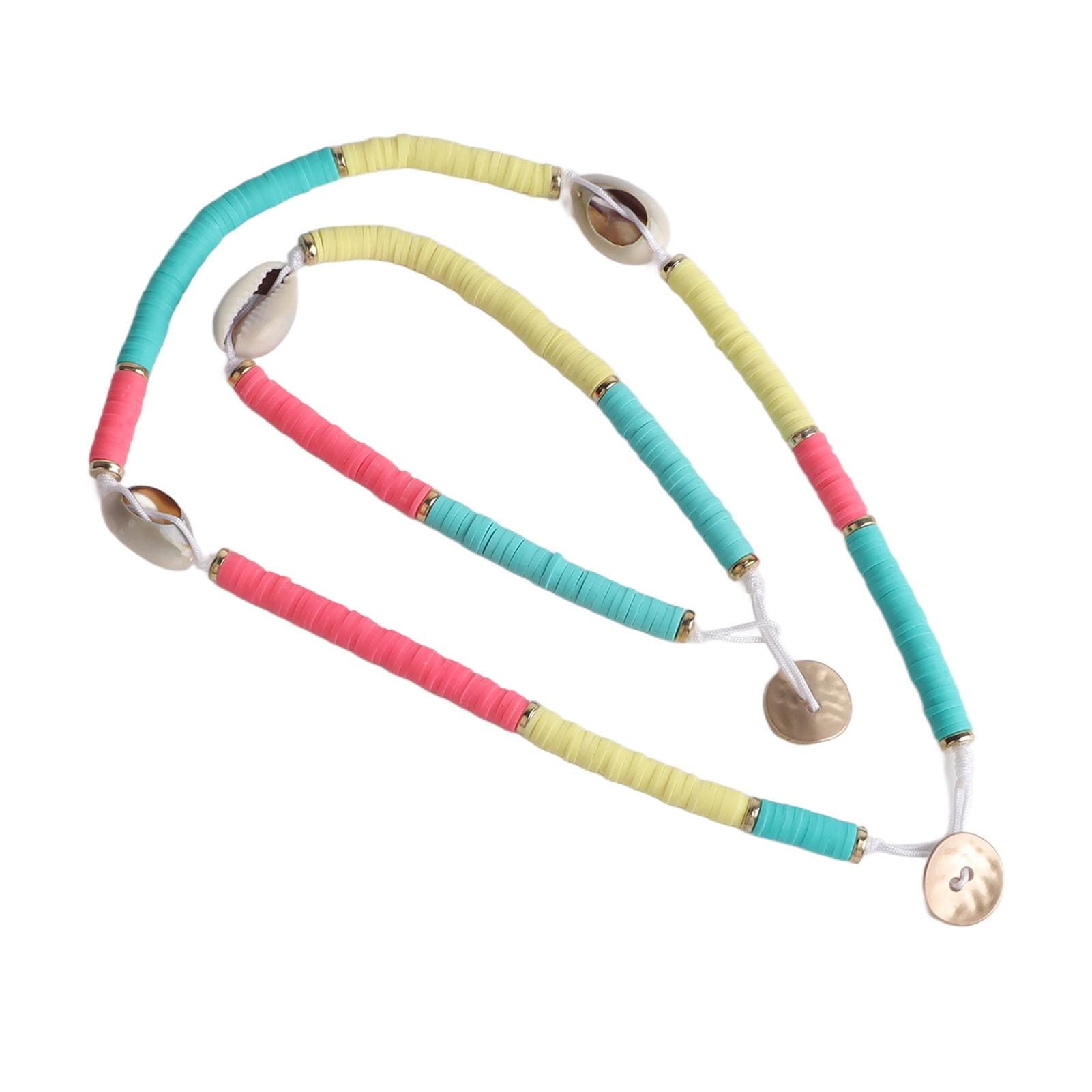 Shell Necklace Vintage Beautiful Skin Friendly Cute Shell Necklace Anklet Set for Birthday N80012