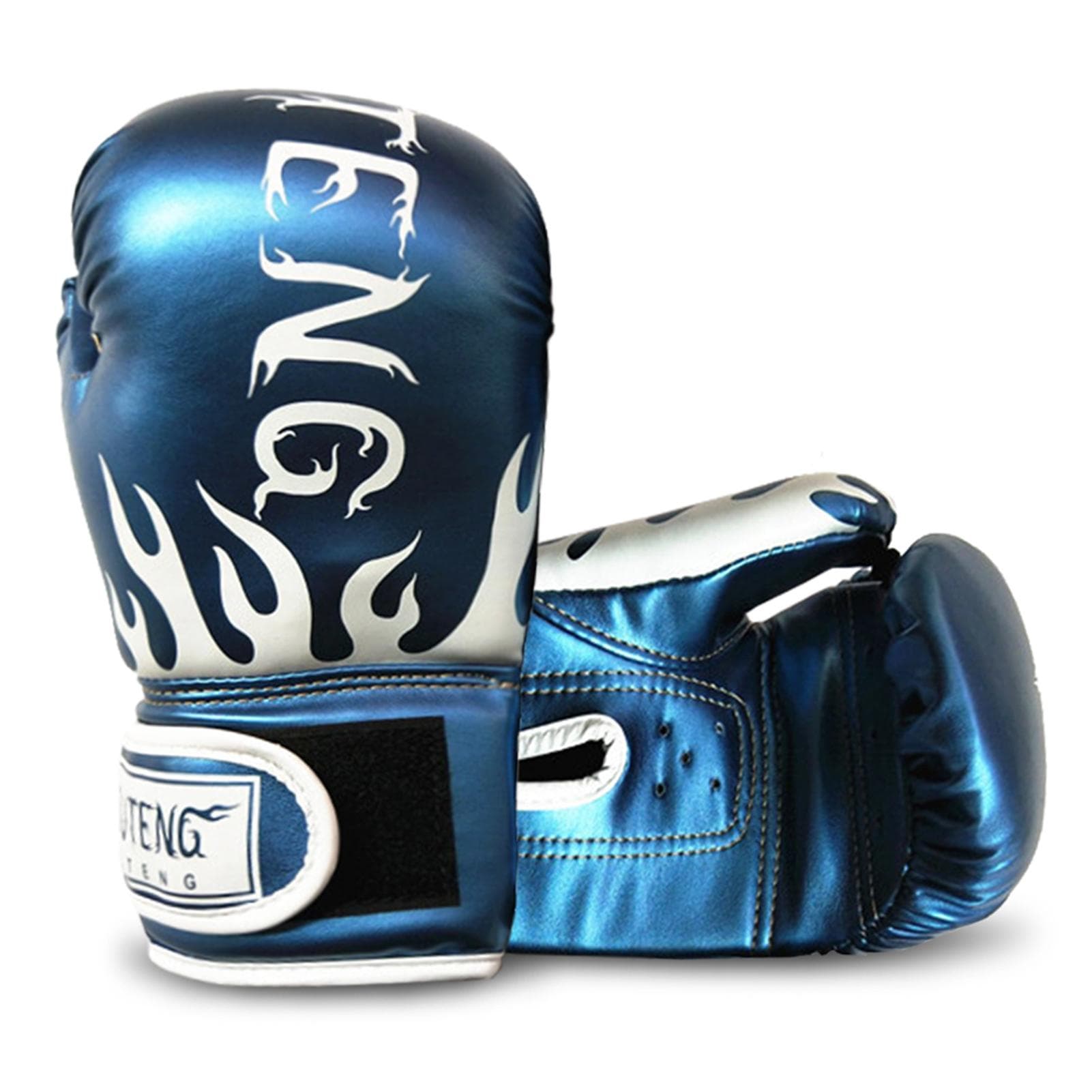 Children Boxing Gloves Kids Kick Boxing Training Gloves Youth Muay Thai Punching Bag Mitts Boxing blue