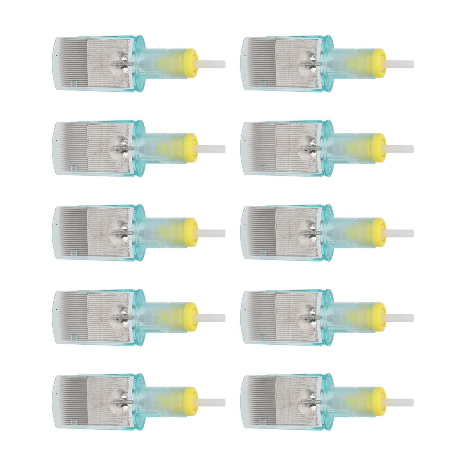 10pcs Flat Blade Tattoo Needles Disposable Smoothing Needle Stroke Tattoo Cartridge Needles for