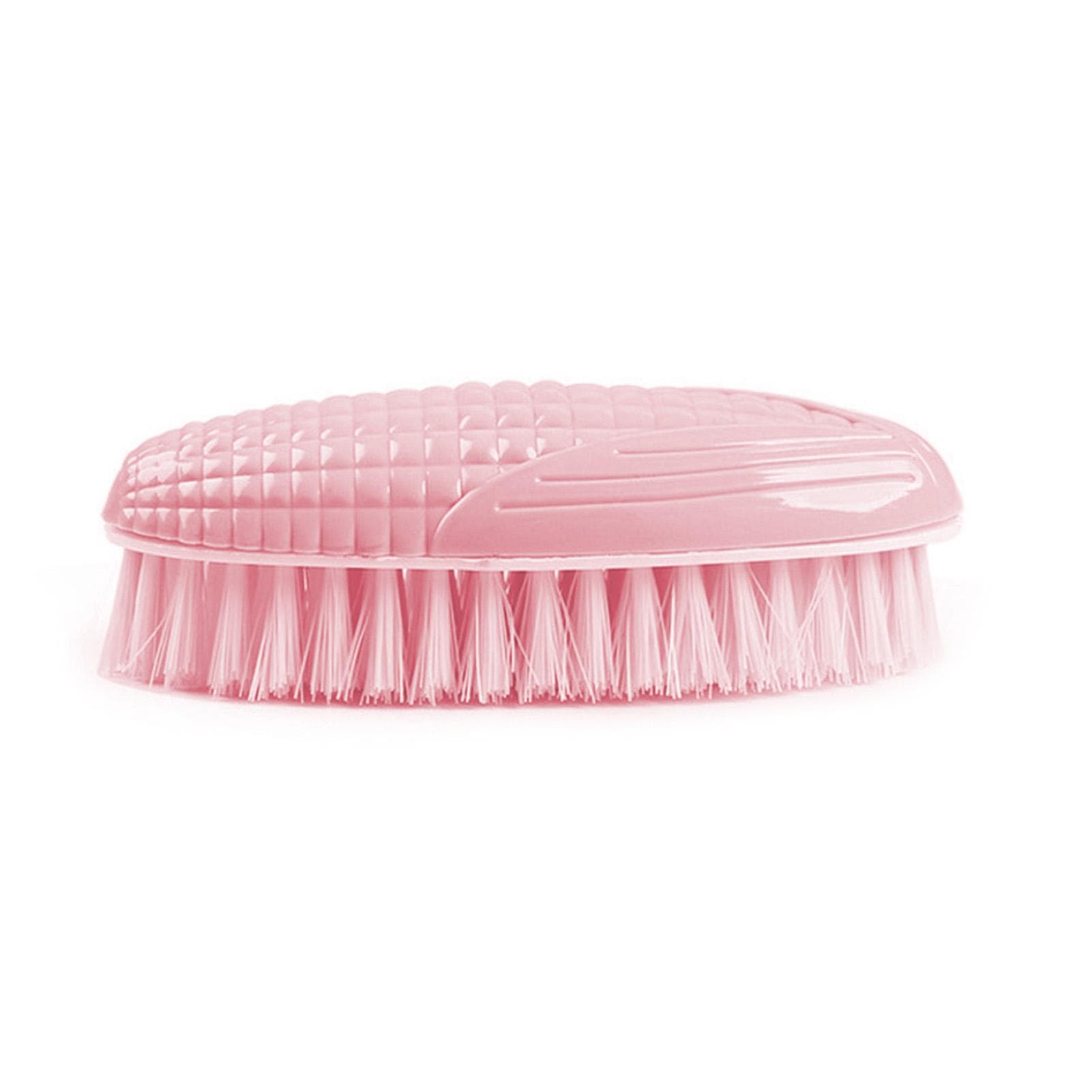 Soft Bristle Clothes Brush Multifunctional Corn Shape Cleaning Brush Household Shoe Washing Brush pink