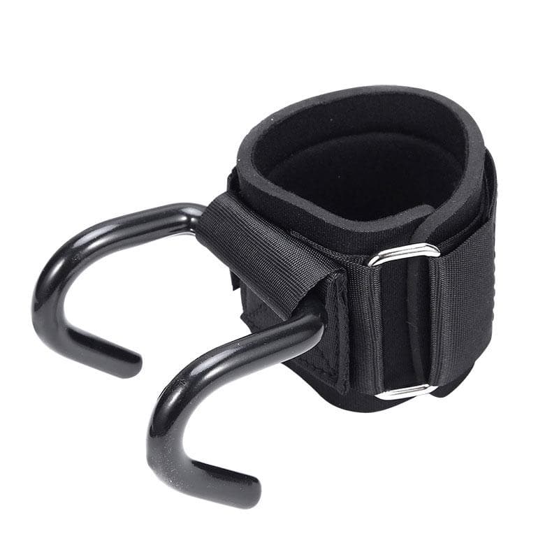 1 PC fitness power hook, pull-up, hard pull training anti-fall helper, no injury palm training equipment black