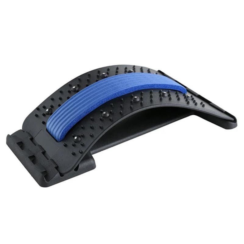 Magnetic Back Massage Muscle Relax Stretcher Posture Therapy Corrector Back Stretch Spine Stretcher Lumbar Support Pain Relief Blue