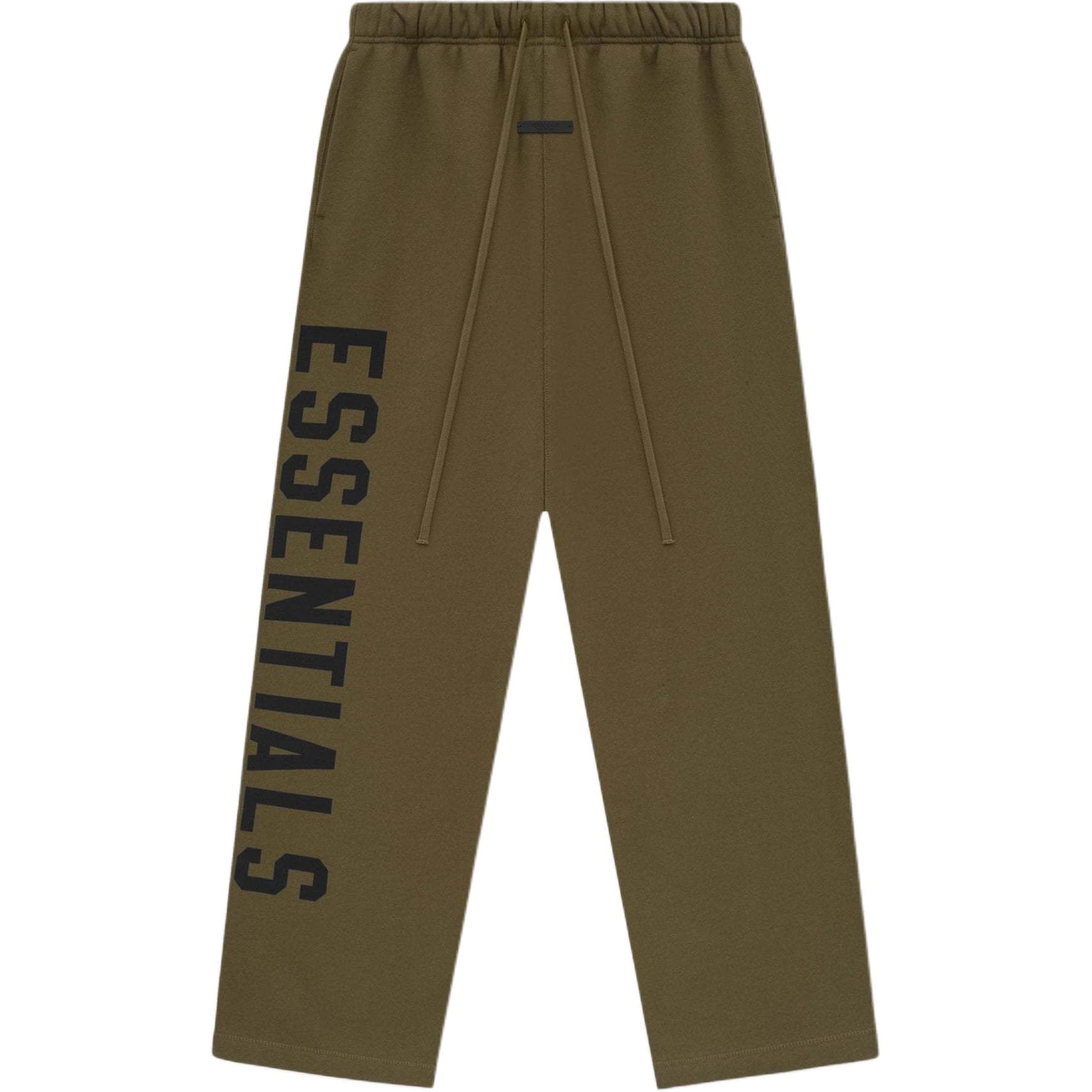 Fear of God Essentials Fleece Relaxed Sweatpant Olive Men Bottoms Green 130BT244324F S