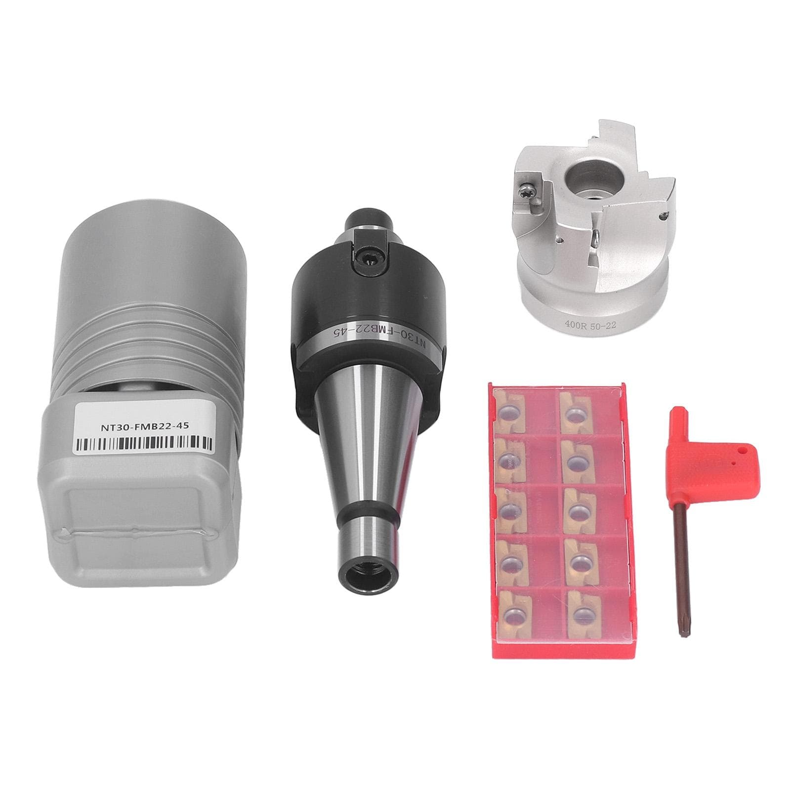 Indexable End Mill Holder NT30 FMB22 45 Milling Cutter Holder 400R 50 22 4T Milling Cutter 10pcs