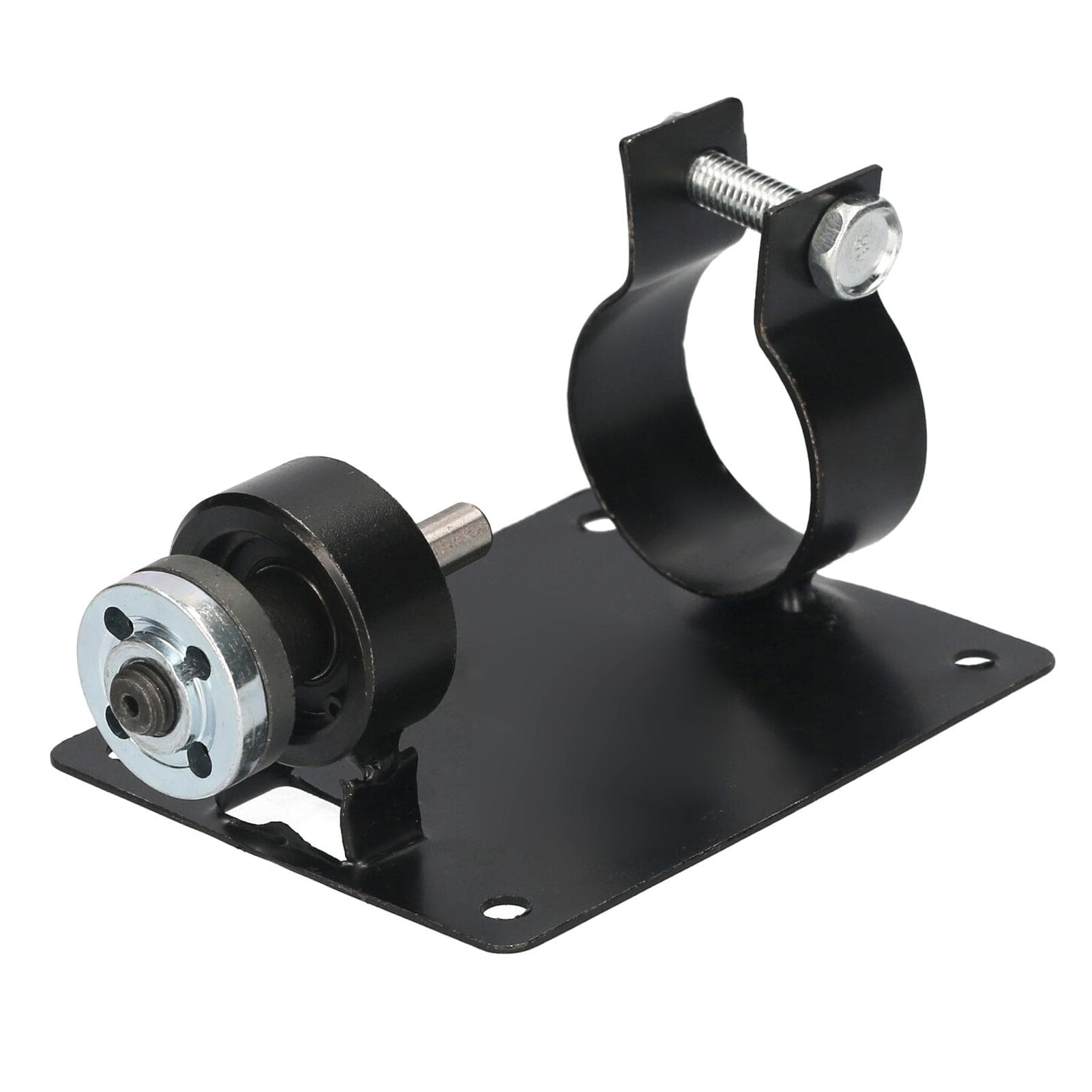 13mm Electric Drill Cutting Seat Stand Hand Drill Cutter Holder with 2 Wrenches for Cutting 13mm black