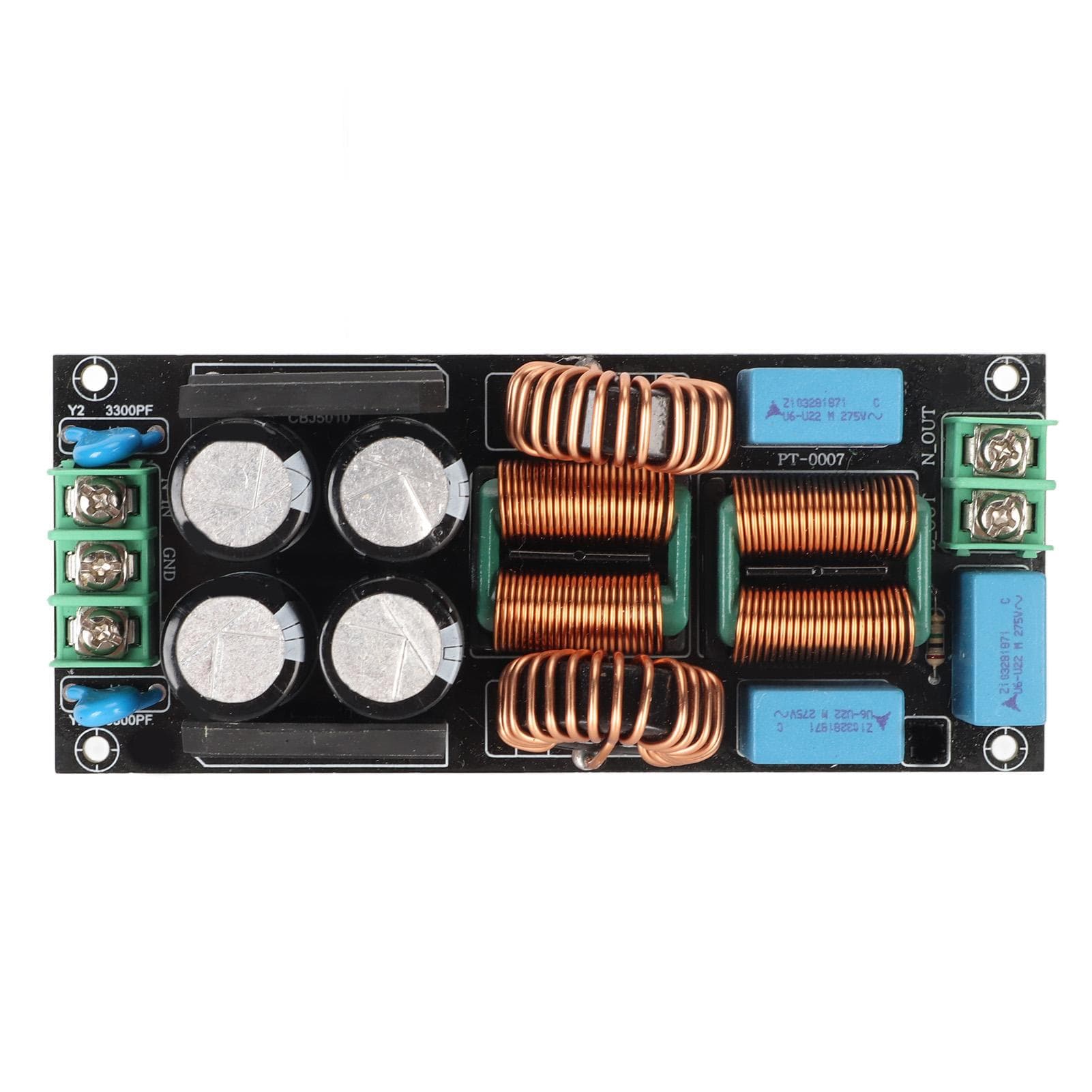 Power Supply Filtering Board 2 Stage Common Mode Filtering EMI Power Filter Board for Sound