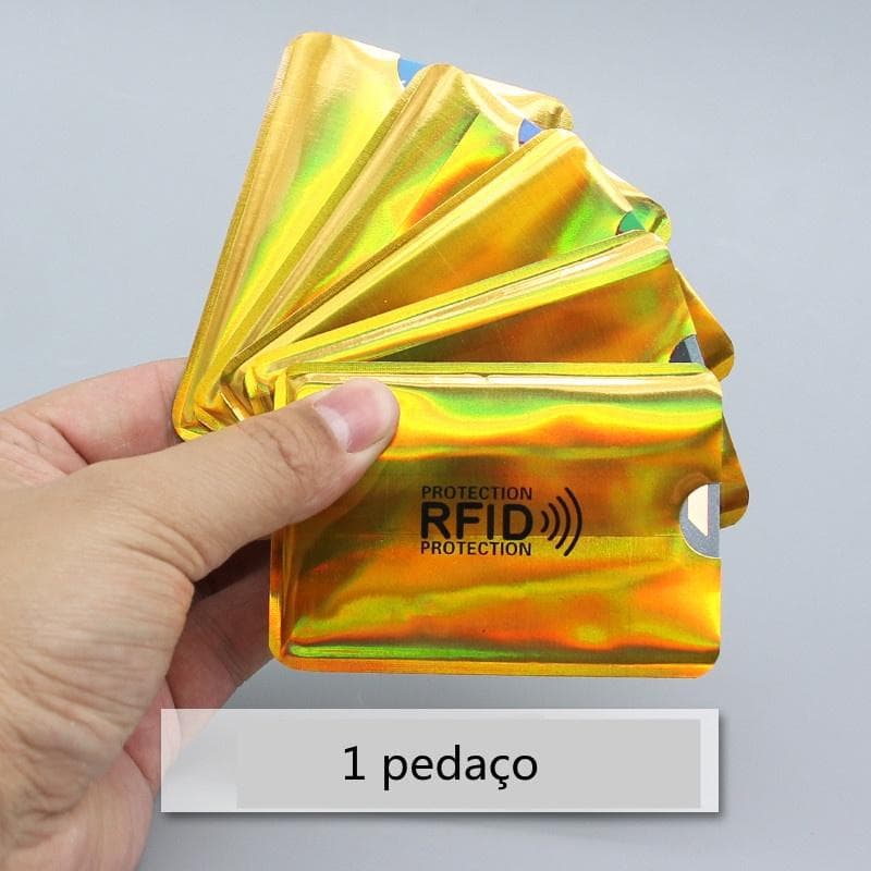 Identity information theft RFID shielding cover protection security card cover 82*62mm