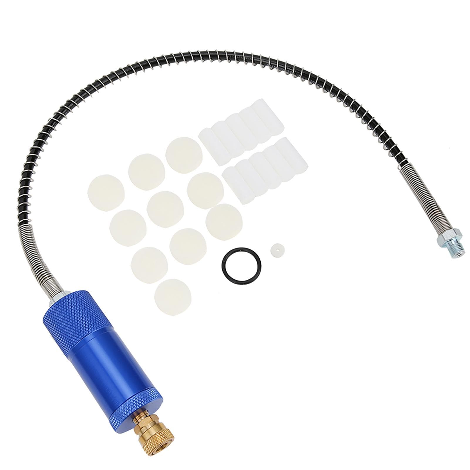 Oil Water Separator Filter for 30MPA 40MPA 4500psi Air Pump with 8mm Female Connector Spring Hose