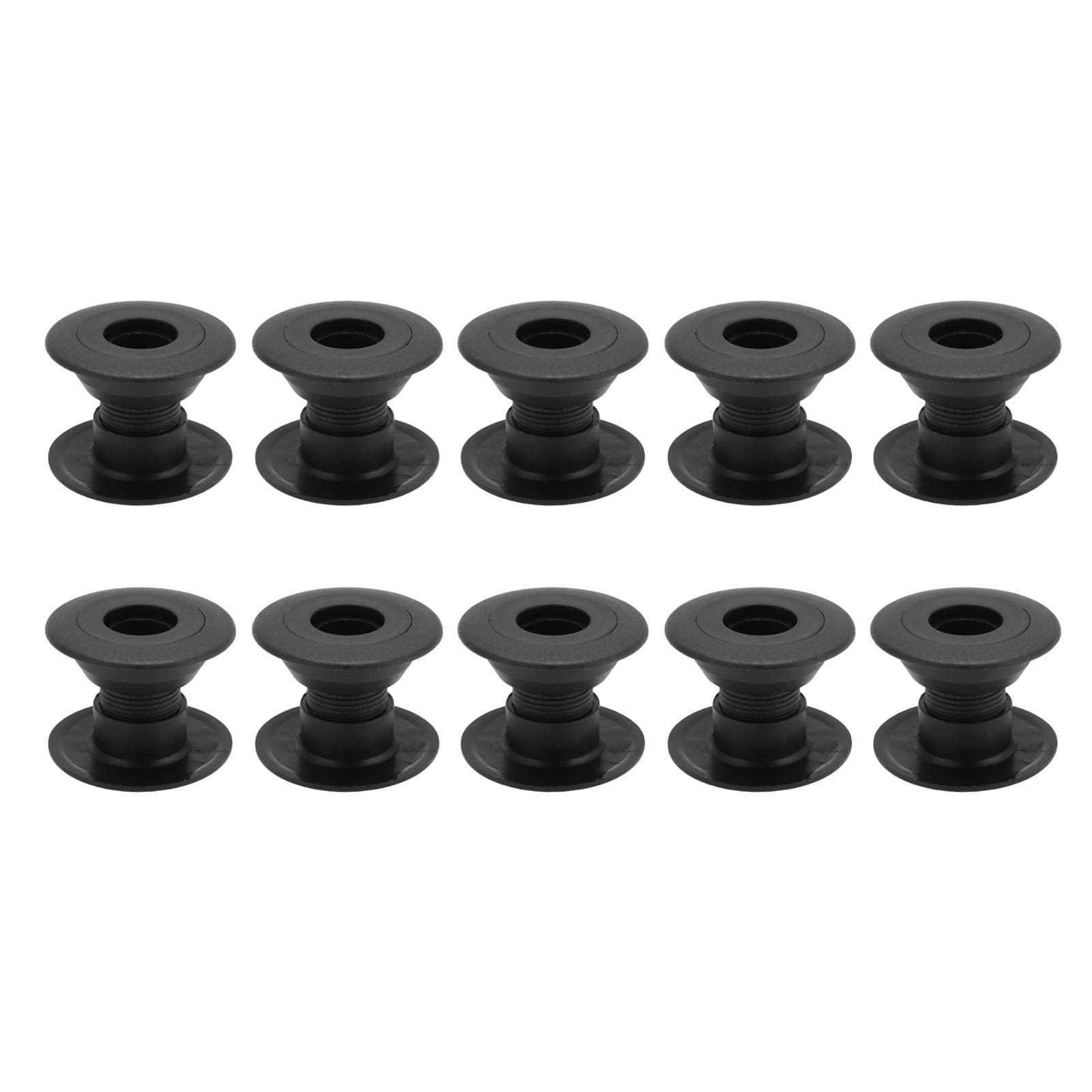 10 Pairs Table Foosball Bushings Black 15.8mm Table Football Board Bearings for 5529 Foosball Table