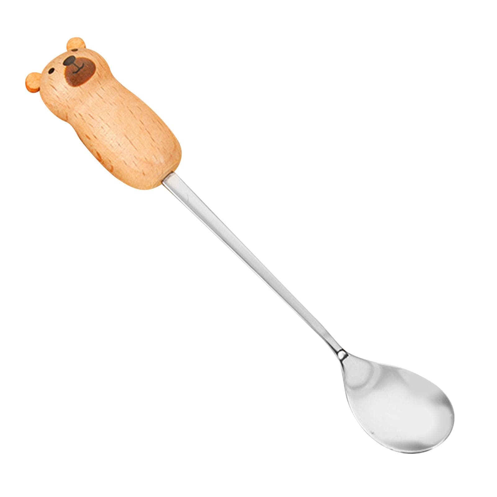 Stainless Steel Coffee Stirring Tool Creative Cartoon Cute Kids Ice Cream Dessert Stirrer Coffee