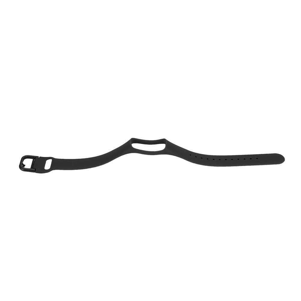 One piece Solid Color Silicone Watch Strap for Samsung galaxy fit-e SM-R375 (Black)