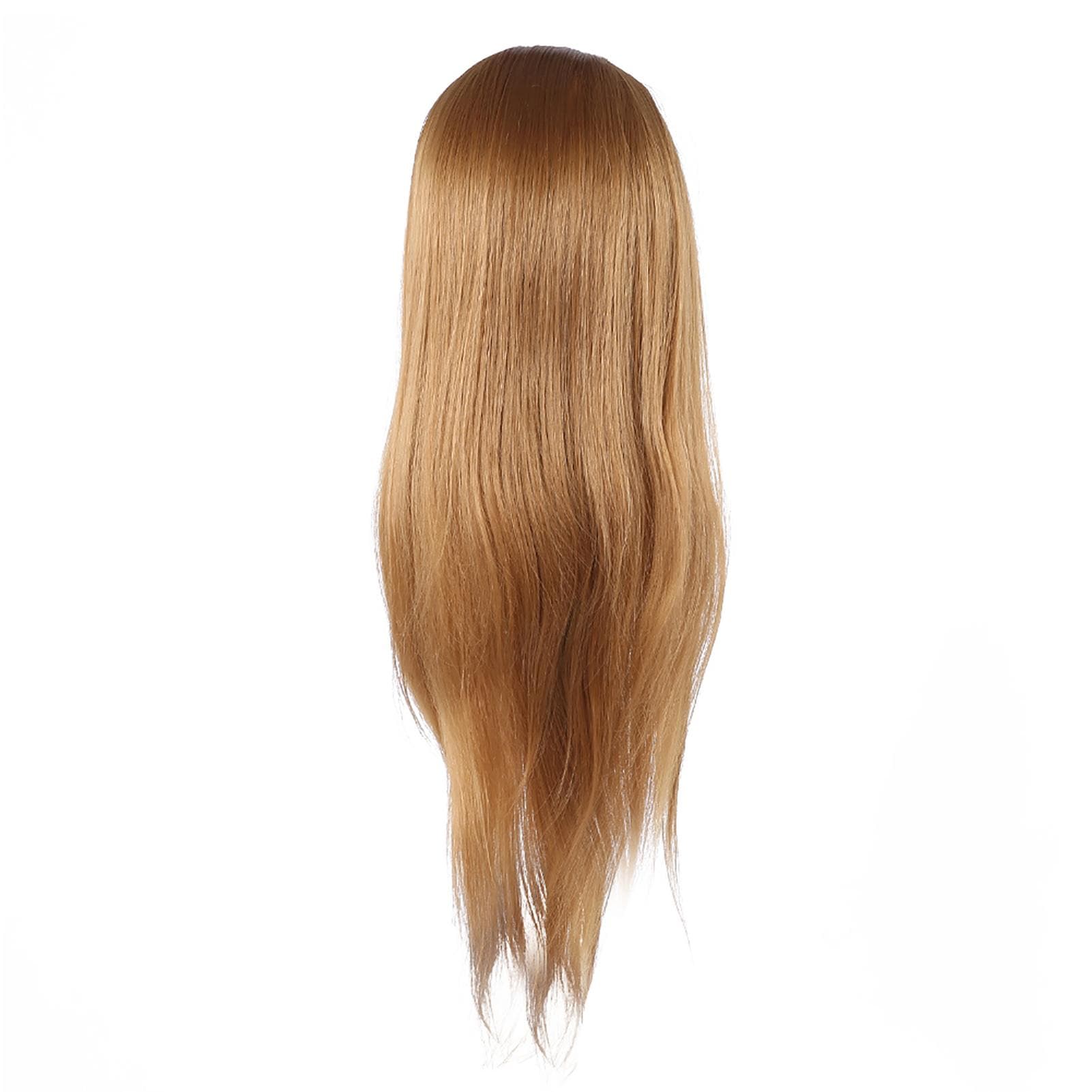 Hair Salon Styling Practice Head Mannequin Hairdressing Training Head Wig Practice Tools