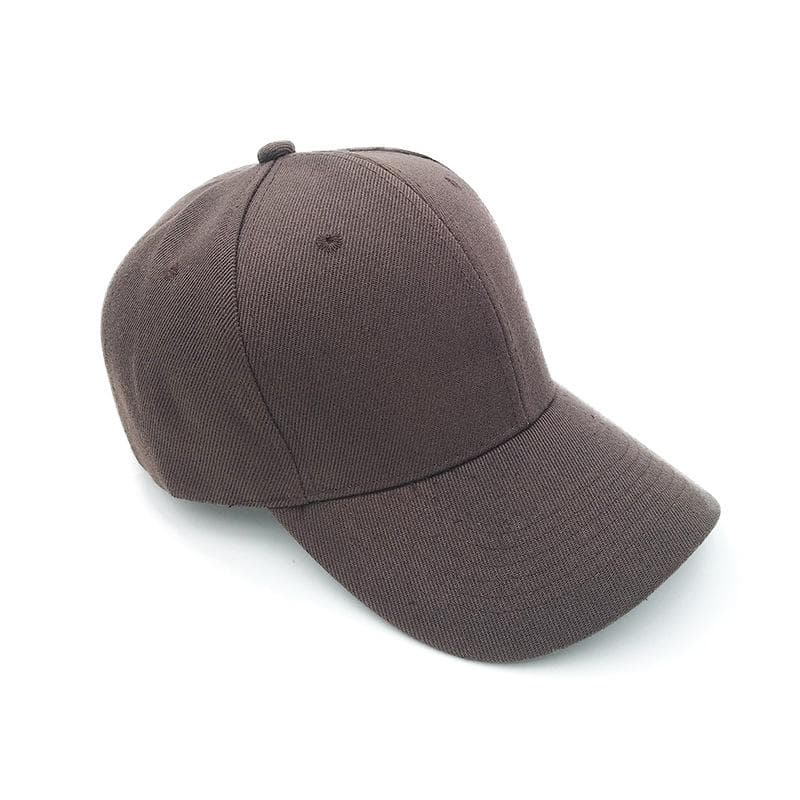 Unisex Hat Plain Curved Sun Visor Hat Outdoor Dustproof Baseball Cap Solid Color Fashion Adjustable Leisure Caps Men Women coffee
