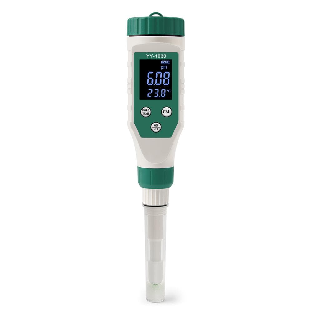 Digital Food 0.00-14.00 PH Meter High Accuracy Sensors Intelligent Temp Acidity Tester BT multicolour