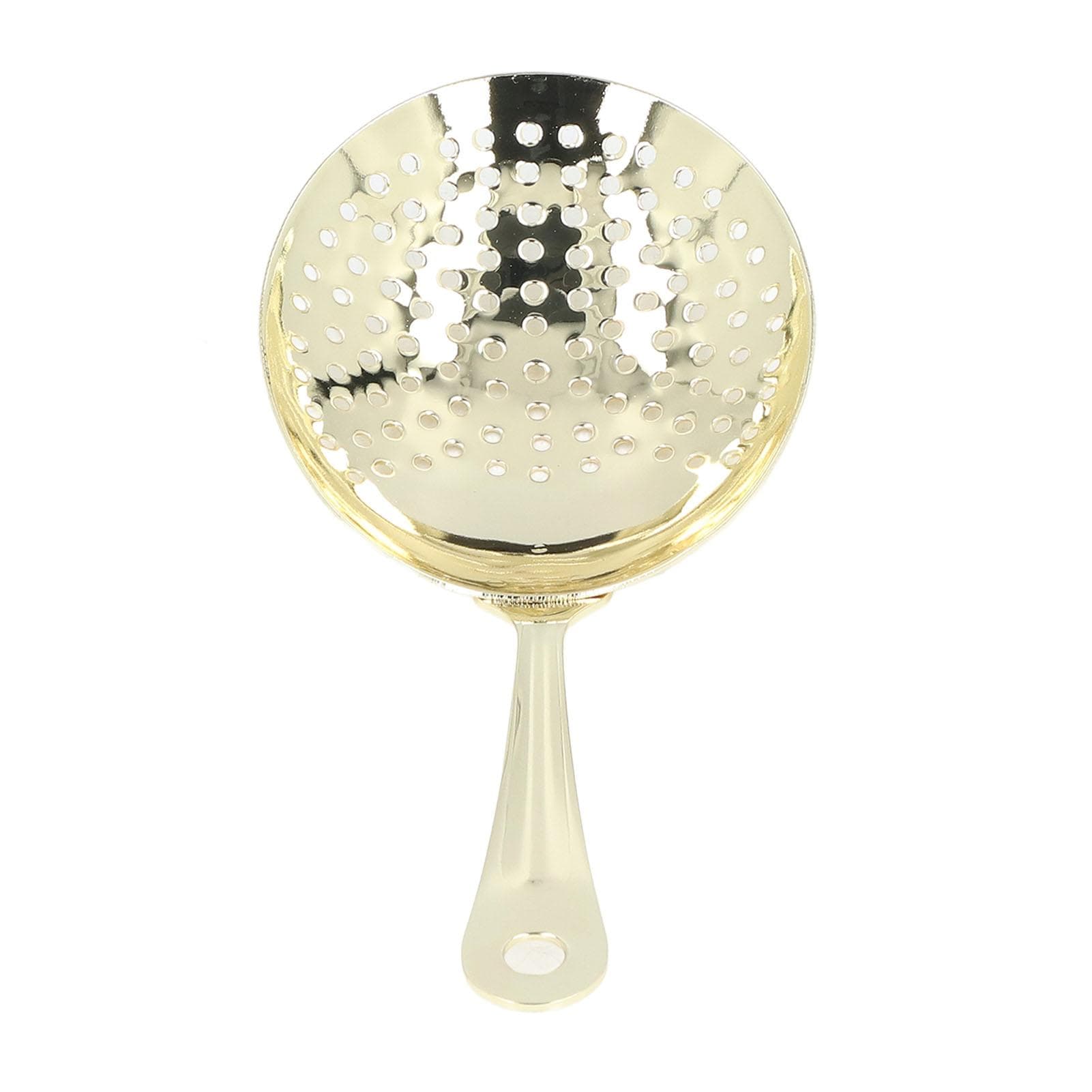 Cocktail Strainer Professional Stainless Steel Shell Cocktail Strainer for Bar Club Restaurant Gold gold