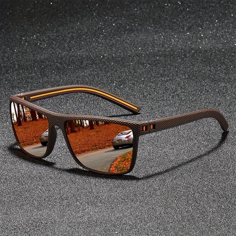 Fashionable black yellow anti glare lenses for driving parties daily use holiday accessories stylish daily glasses