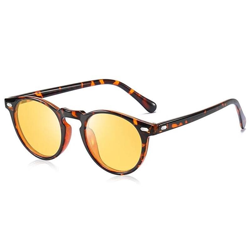 TR90 UV400 Anti-Glare Myopia Sunglasses With Diopters 0 To -6.0 Round Nearsighted Sunglasses For Men 0