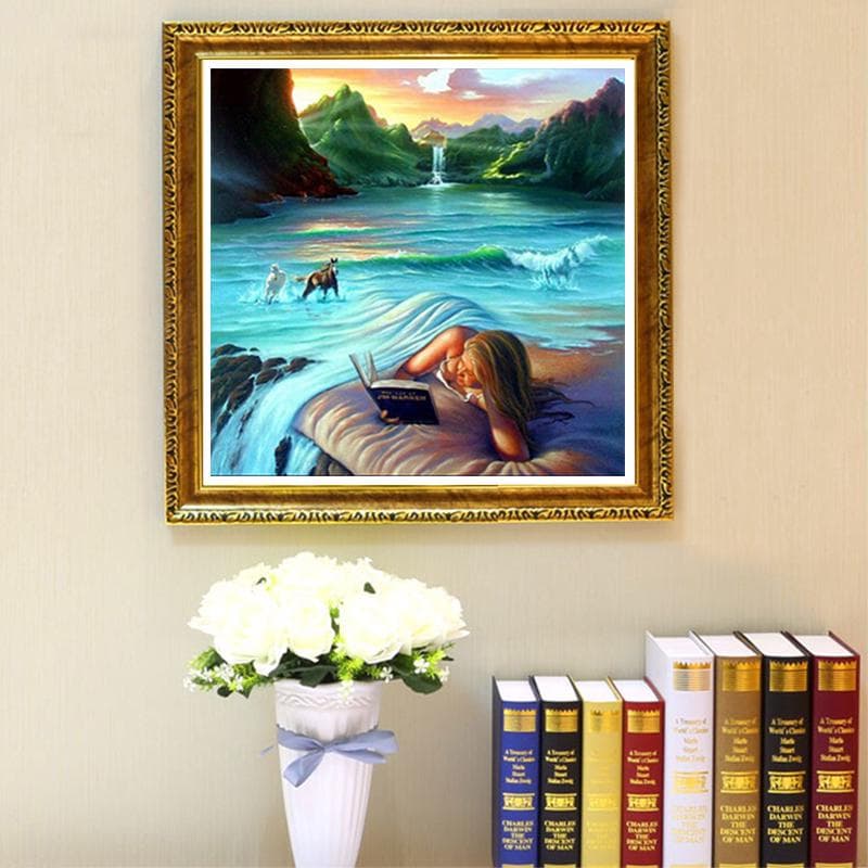 5D Diamond Painting Scenery Cross Stitch Diamond Embroidery Patterns Rhinestones Diamond Mosaic 30x30CM