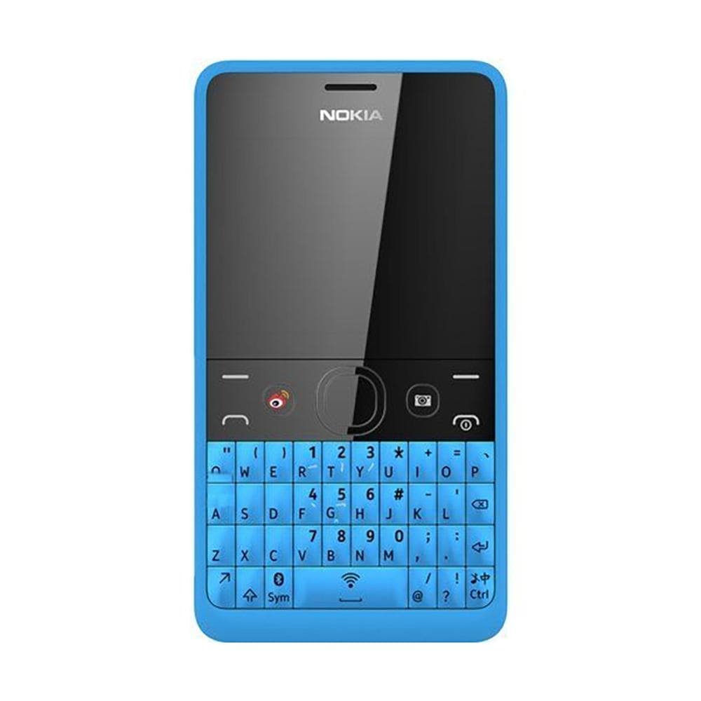 Refurbished Nokia Original Nokia Asha 210 2013 Mobile Phone With 2 SIM Dual SIM Simple Set blue
