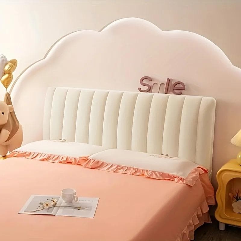 Luxury Soft Thick Velvet Bed Head Cover High Grade Short Plush Quilted Headboard Cover All-inclusive Bedside Protector Cover W170 x H70cm