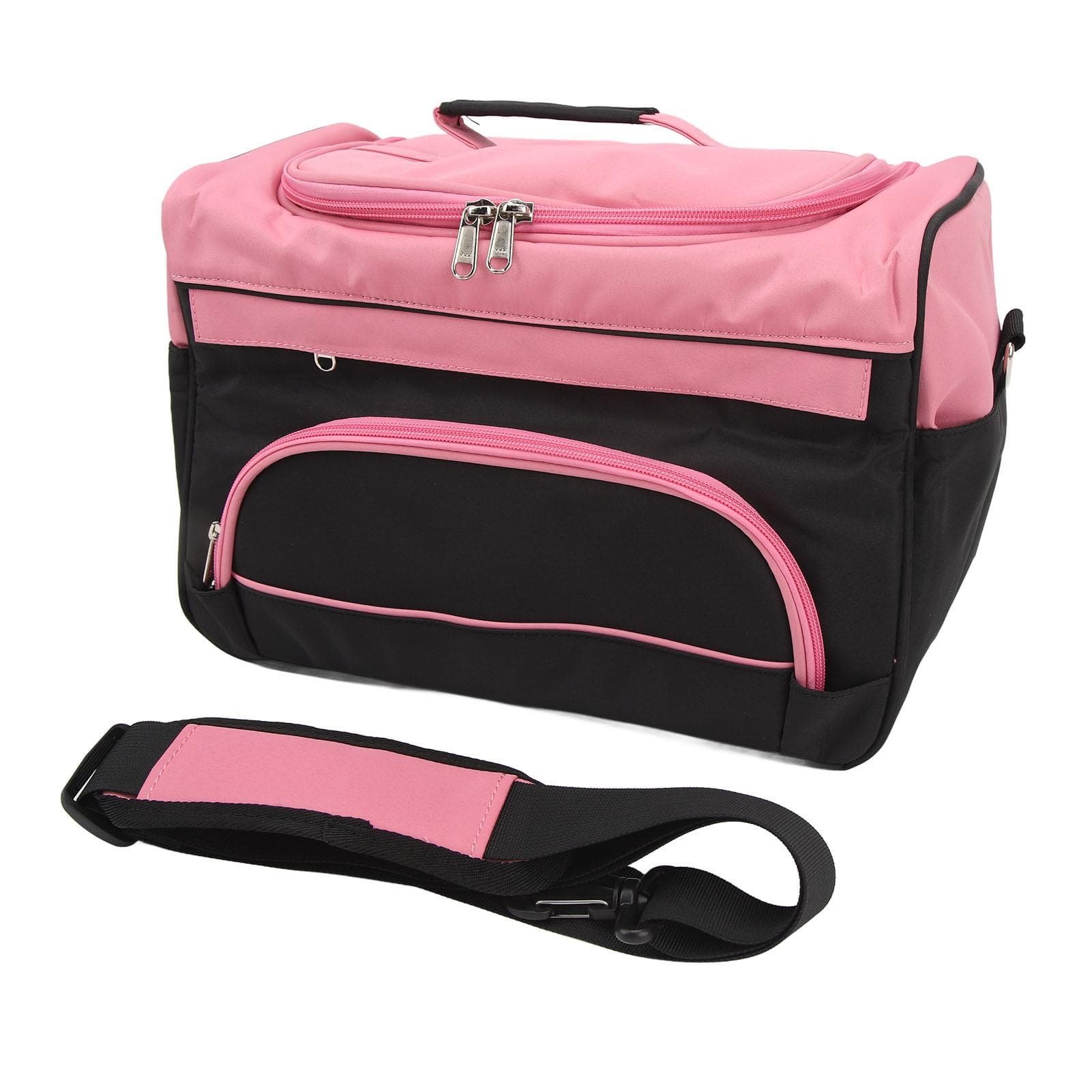 Large Capacity Hairdresser Bag Portable Multi Compartment Barber Shoulder Bag for Makeup Tools