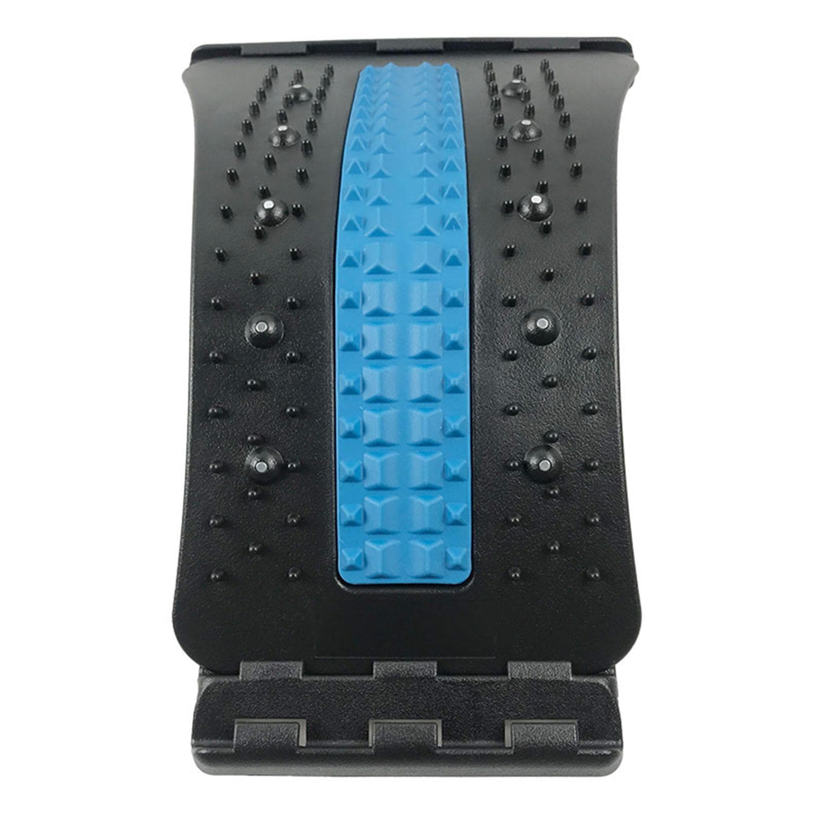 Back Massager Board Adjustable Level Lumbar Back Cracker Stretcher Board Spine Deck 4 Level Green