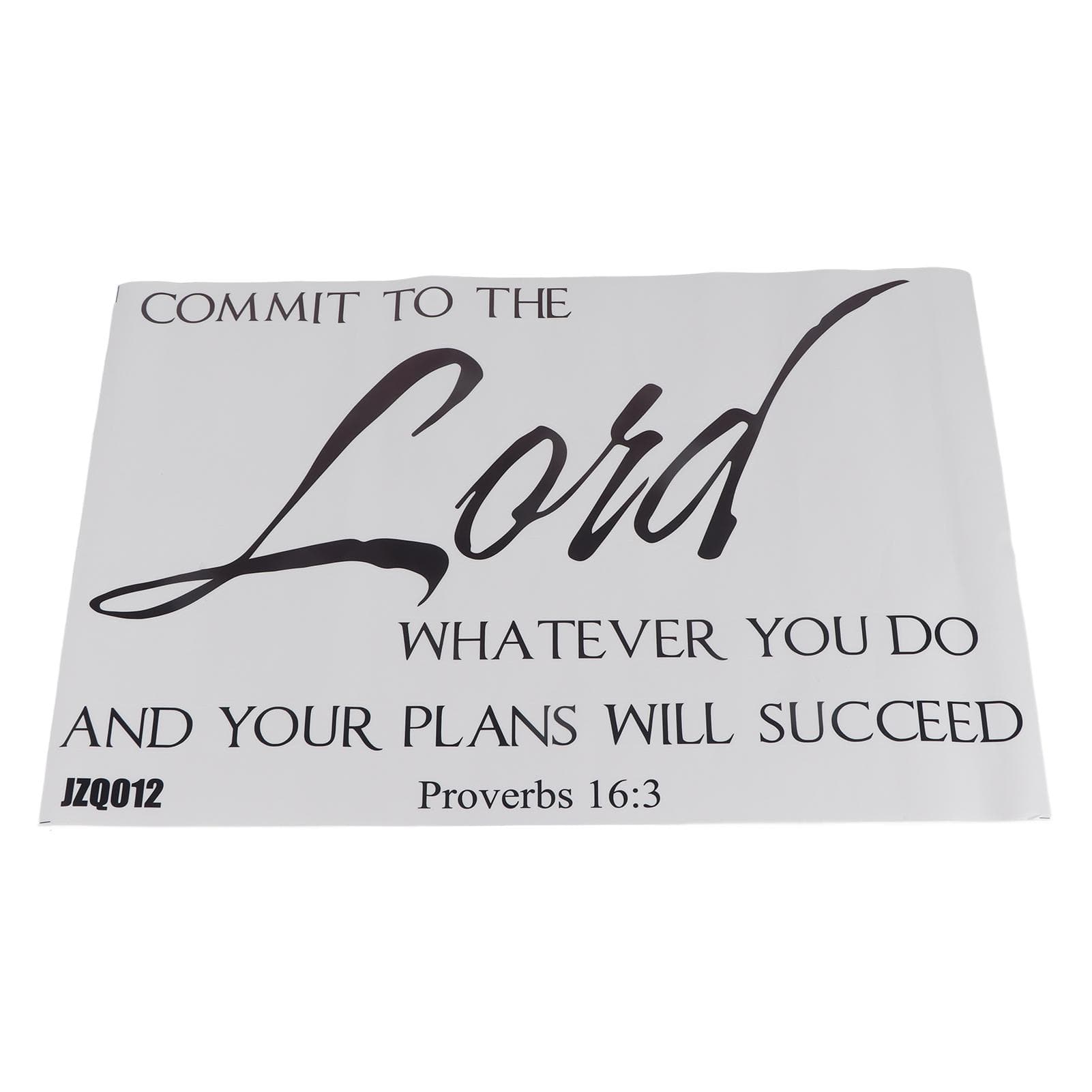 Adhesive Quote Motto Wall Sticker Bedroom Living Room Wall Decal Home Decoration