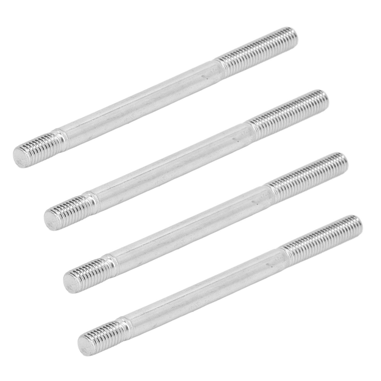 30PCS Double End Threaded Stud Carbon Steel Wear Resistant M6 Double Bolt Studs for Engine 113mm