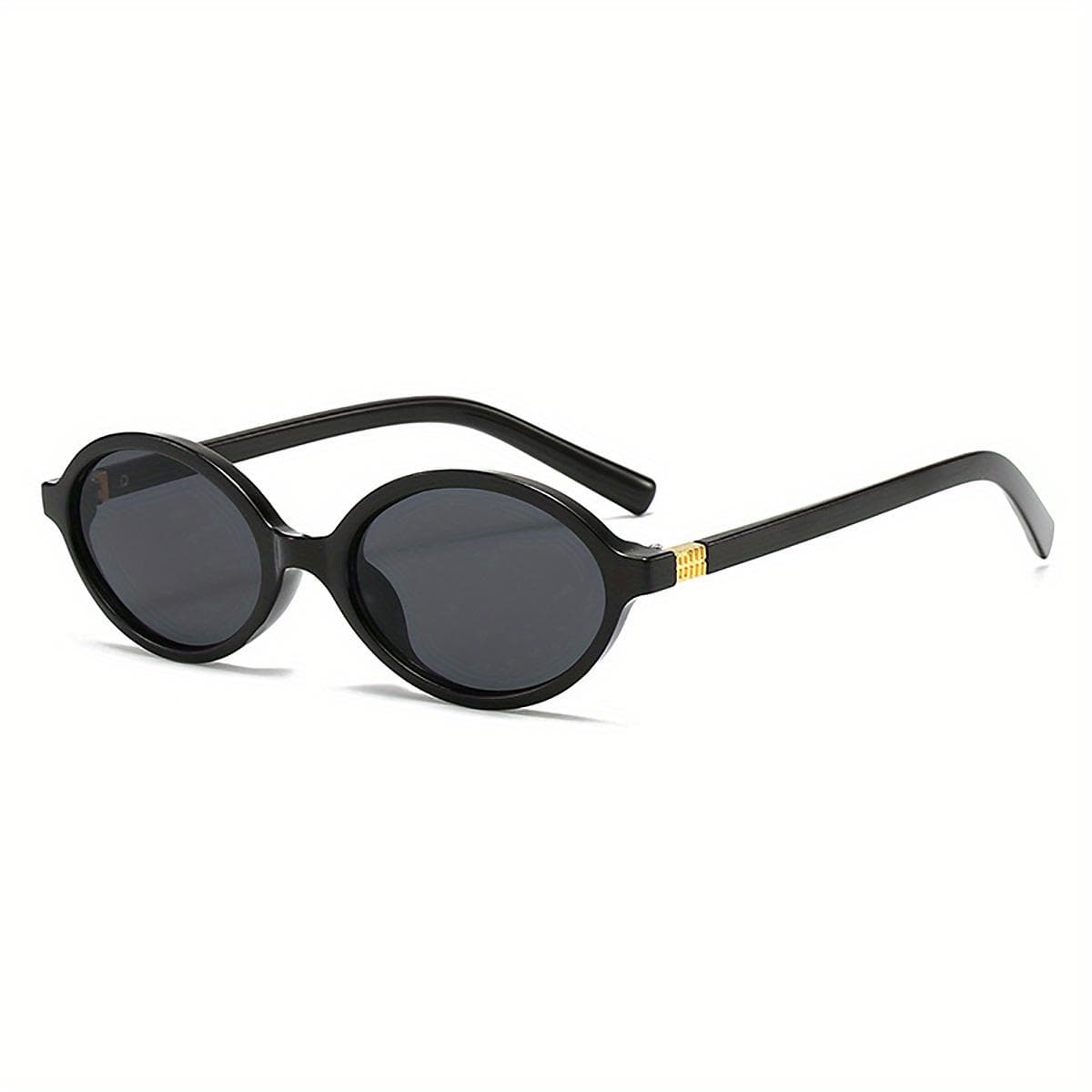 Retro Oval Fashion Glasses Anti Glare Lenses Small Frame for Party Wear Travel Glasses Accessories