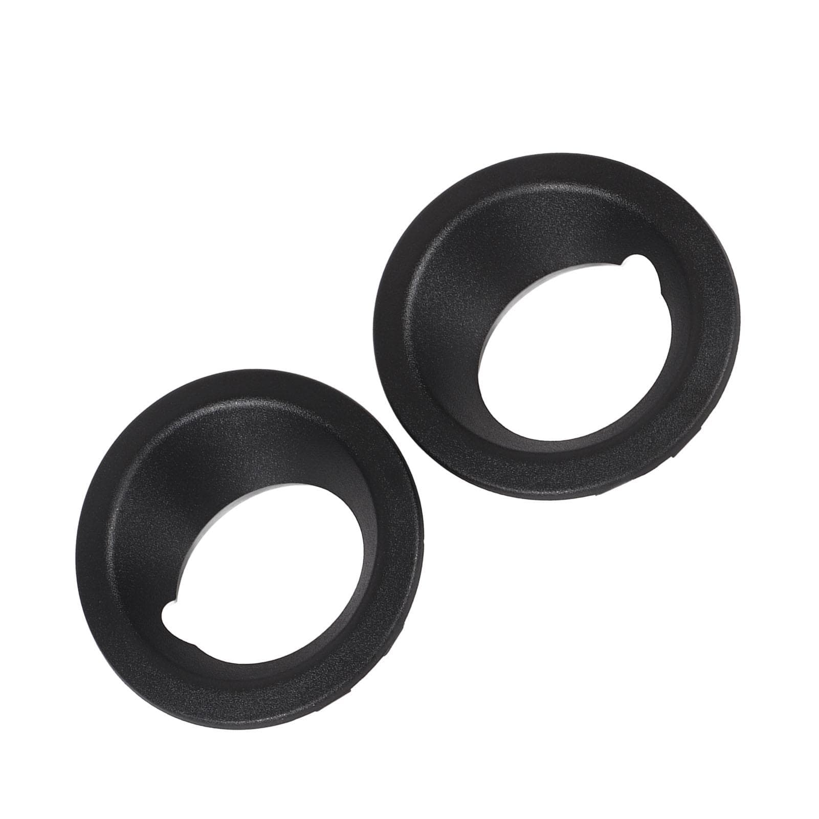 2PCS Front Bumper Fog Light Ring Cover 51113400912 Black Replacement for X3 E83 2004?2006