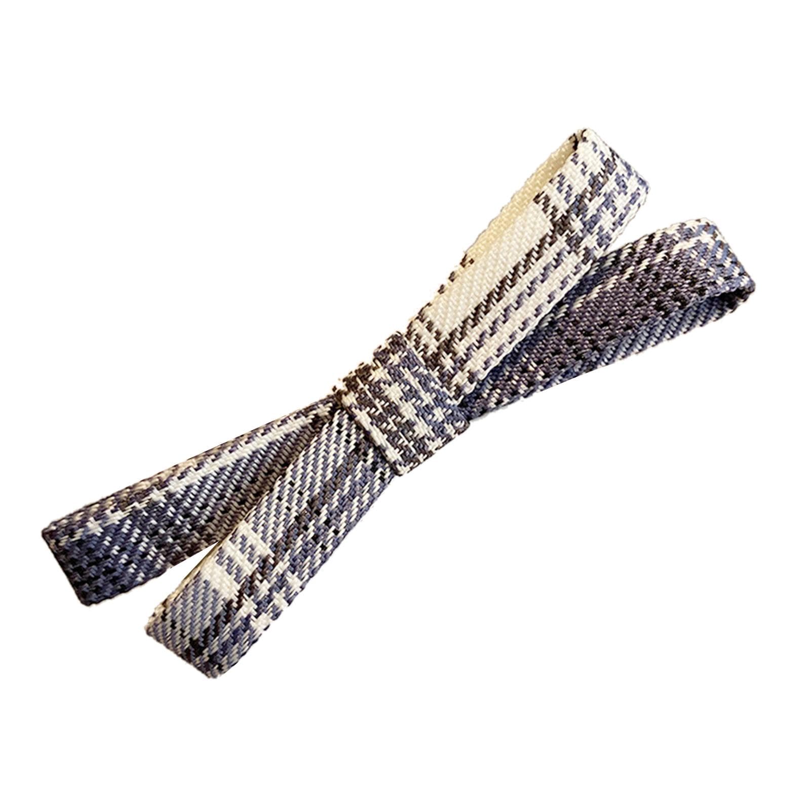 Small Bow Hair Clip JK Plaid Style Hair Pin Fashion Cute Hairpin for Everyday Matching Dancing Gentle Knife