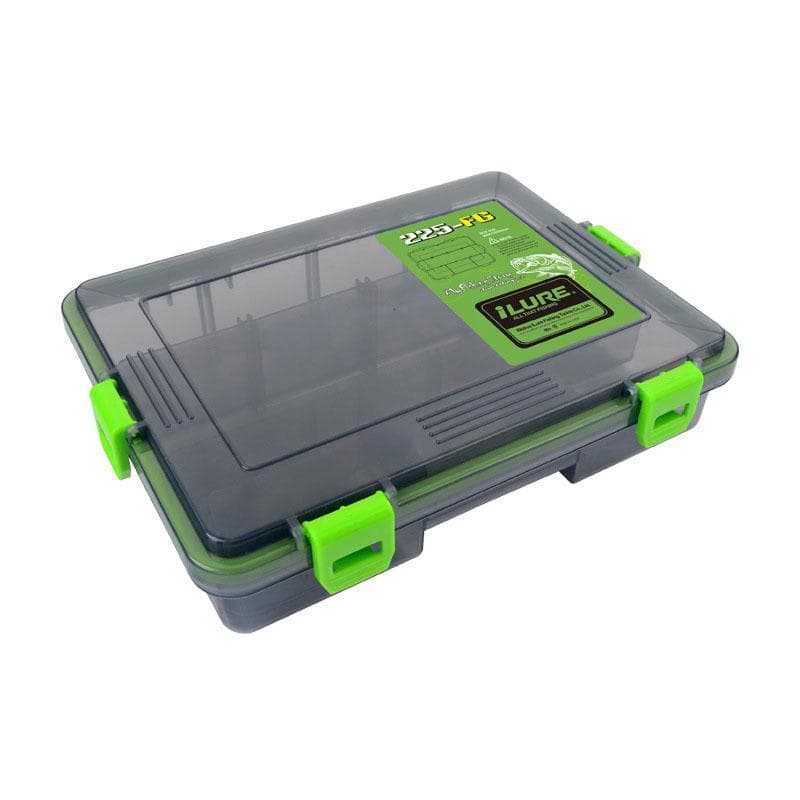 1Pcs Insert Fish Bait Box Fishing Accessories PP Engineering Plastics Baits Lure Hook Boxes Plastic Storage Case L green