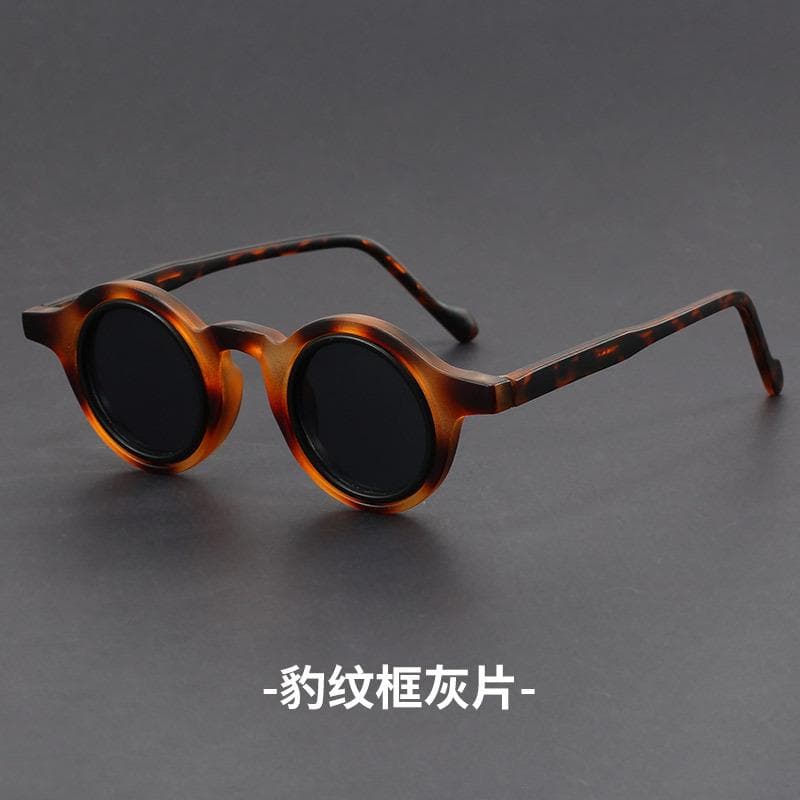 Small Round Steampunk Sunglasses for Men Women Luxury Y2K Punk Star Retro Glasses Fashion Trendy