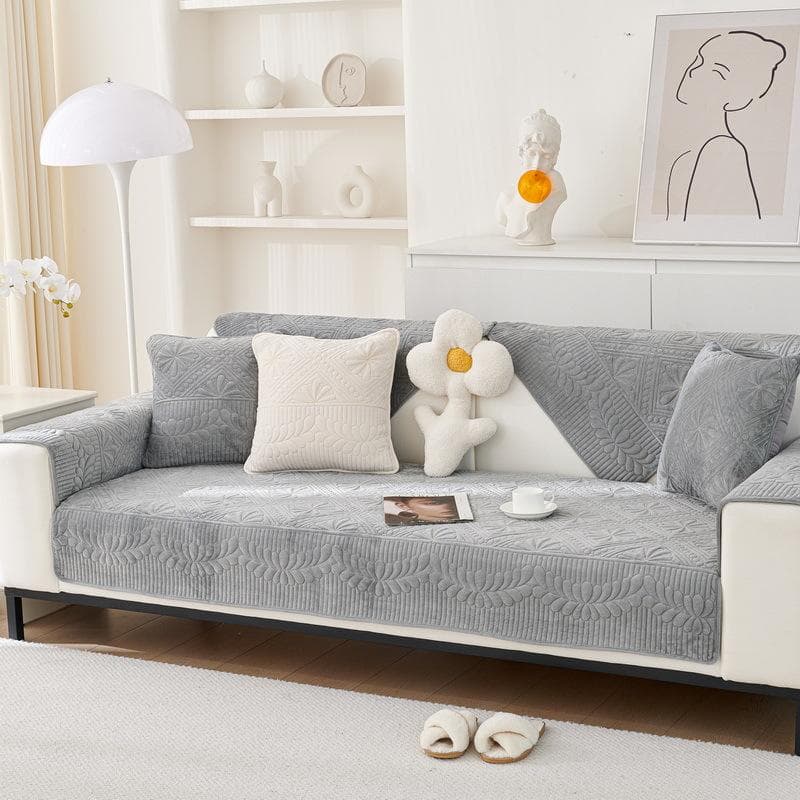 New Thicken Milk Velvet Sofa Covers Winter Warm Sofa Cover Non-slip Couch Slipcovers Universal Sofa Mat for Modern Home Decor 70x70cm 1pcs