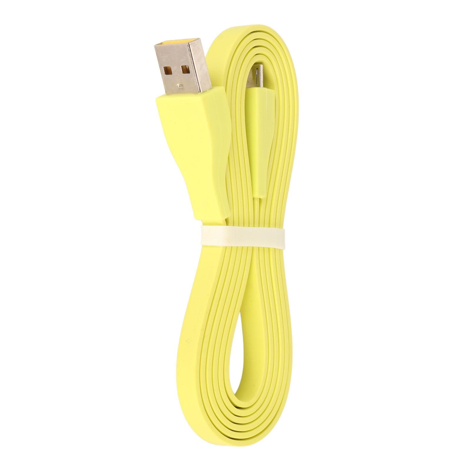 Replacement USB Charging Cable Durable Cord Replacement for Logitech UE Wonderboom for UE Boom for fluorescent yellow