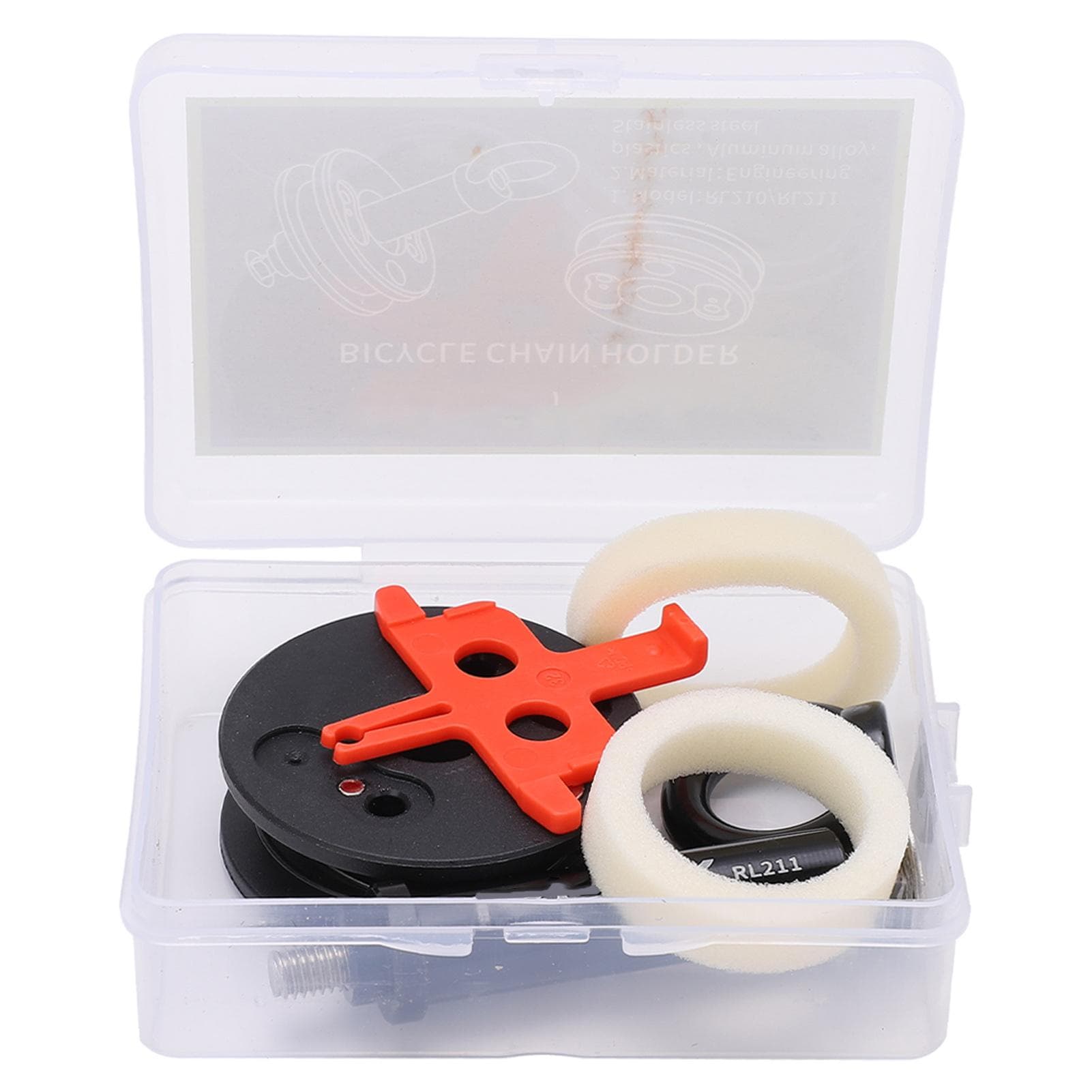 RISK Bike Cycling Chain Keeper Roller Hub Tensioner Clean Tool RL211 Quick Release Version