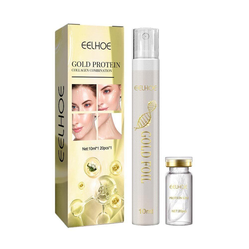 Soluble Protein Thread Face Lifting Firming Fade Fine Lines Nano Gold Essence Absorbable Collagen Thread For Face Skin Care