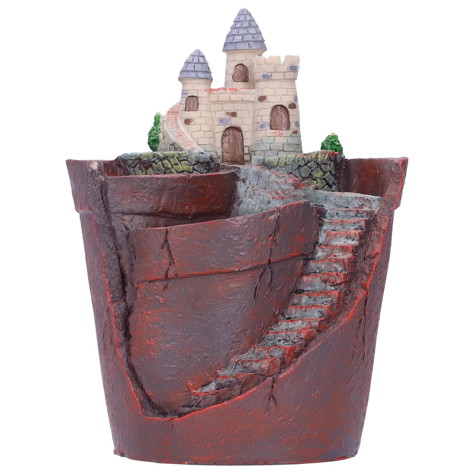 Succulent Plants Flowerpot Resin Mini House Flower Planter Container Home Decor